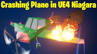 Crashing Plane FX in UE4 Niagara Tutorial | Download Files