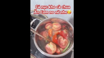 Ăn cơm đạm bạc với món cá nục kho cà  chấm với rau ghém; ăn no nê luôn! #amthu #cooking