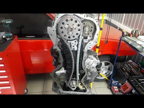 Установка меток газораспределения.Timing chain replacement.Opel Movano-B  2.3 cdti