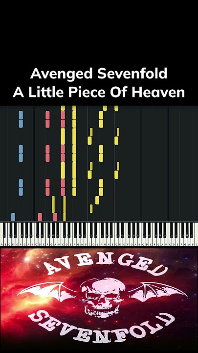 Avenged Sevenfold - A little piece of heaven (Synthesia) #avengedsevenfold #shorts #metal
