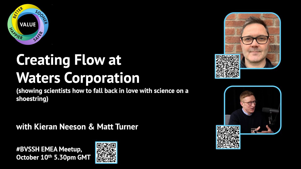 Creating Flow at Waters Corporation with Kieran Neeson & Matt Turner YouTube