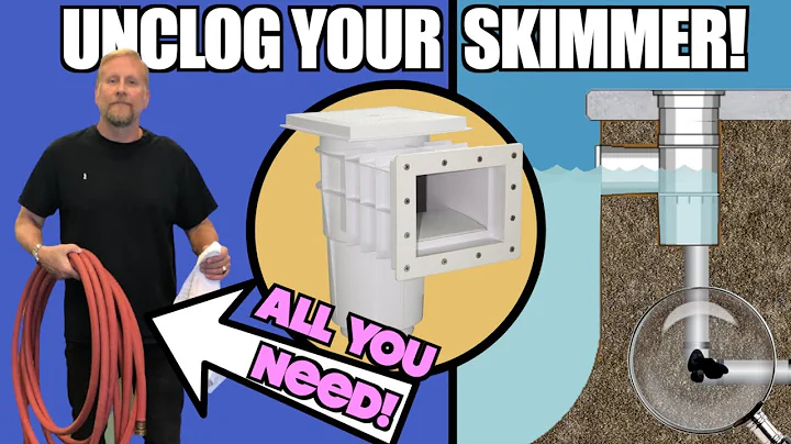 The Easiest Way to UNCLOG your Swimming Pool Skimmer!
