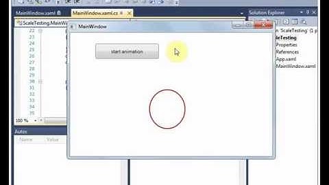 week4-WPF- Scale And Animation