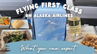 Flying First Cl On Alaska Airlines- What You Can Expect For Food, Seating And More
