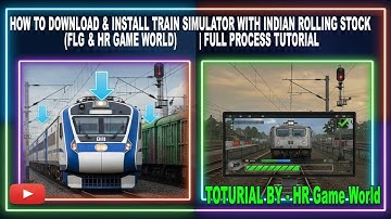 🚆 How to Download & Install Train Simulator with Indian Rolling Stock (FLG & HR Game World)