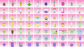 Sprunki OC Numberblocks 1 to 70 | Incredibox Compilation #sprunki #incredibox #numberblocks