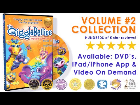 The GiggleBellies Musical Adventures DVD Volume #2 Preview - Award winning DVD!