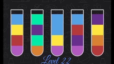 Water Sort Puzzle Level 22 || Water Sort Puzzle Game Play