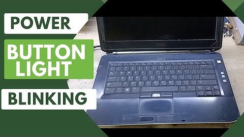 Dell latitude E5420 / power button / light on off / no display / solution