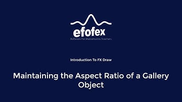 Intro to FX Draw - Maintaining the Aspect Ratio of a Gallery Object
