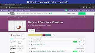 Celebrity Odoo elearning pro: Option to comment in full screen mode Net Worth