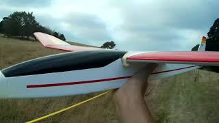 100m Hi-Start: Thunder Tiger Windstar 2m RC Glider Launches Getting Better - 1st September 2022