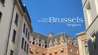 Europe Trip 2022 #3 - Brussels Belgium One Day Tour | Pagi yang cerah di Belgia