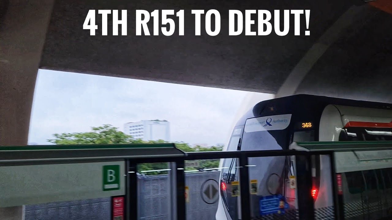 [4th R151 Set/ PM Peak Debut for 829/830!] SMRT TRAINS Ride From Simei ...