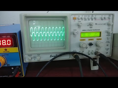 single stage CE amplifier on breadboard