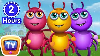 incy wincy spider more chuchu tv nursery rhymes toddler videos two hours collection