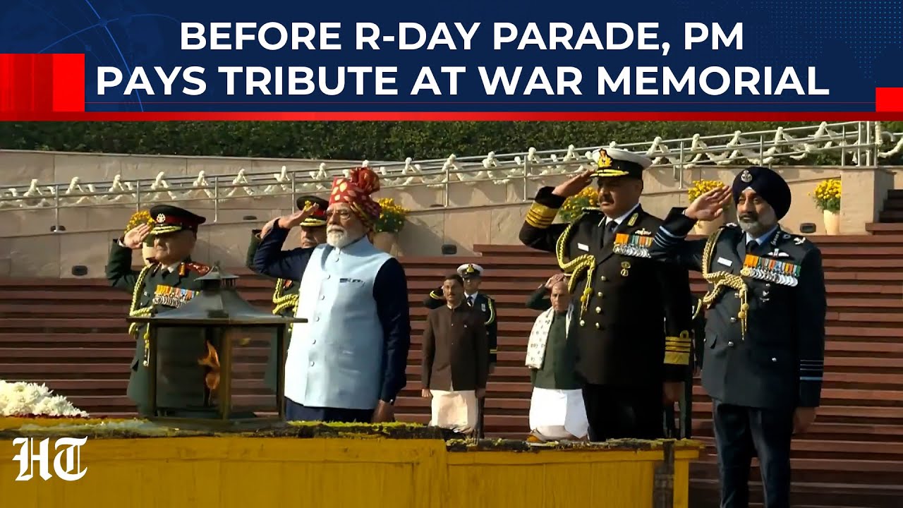 Before Republic Day Parade, PM Modi Pays Tribute At War Memorial To Fallen Soldiers| R Day 2026