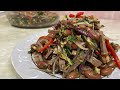 Mayonezsiz to'yimli "Tbilisi" salati / Мясной салат "Тбилиси"