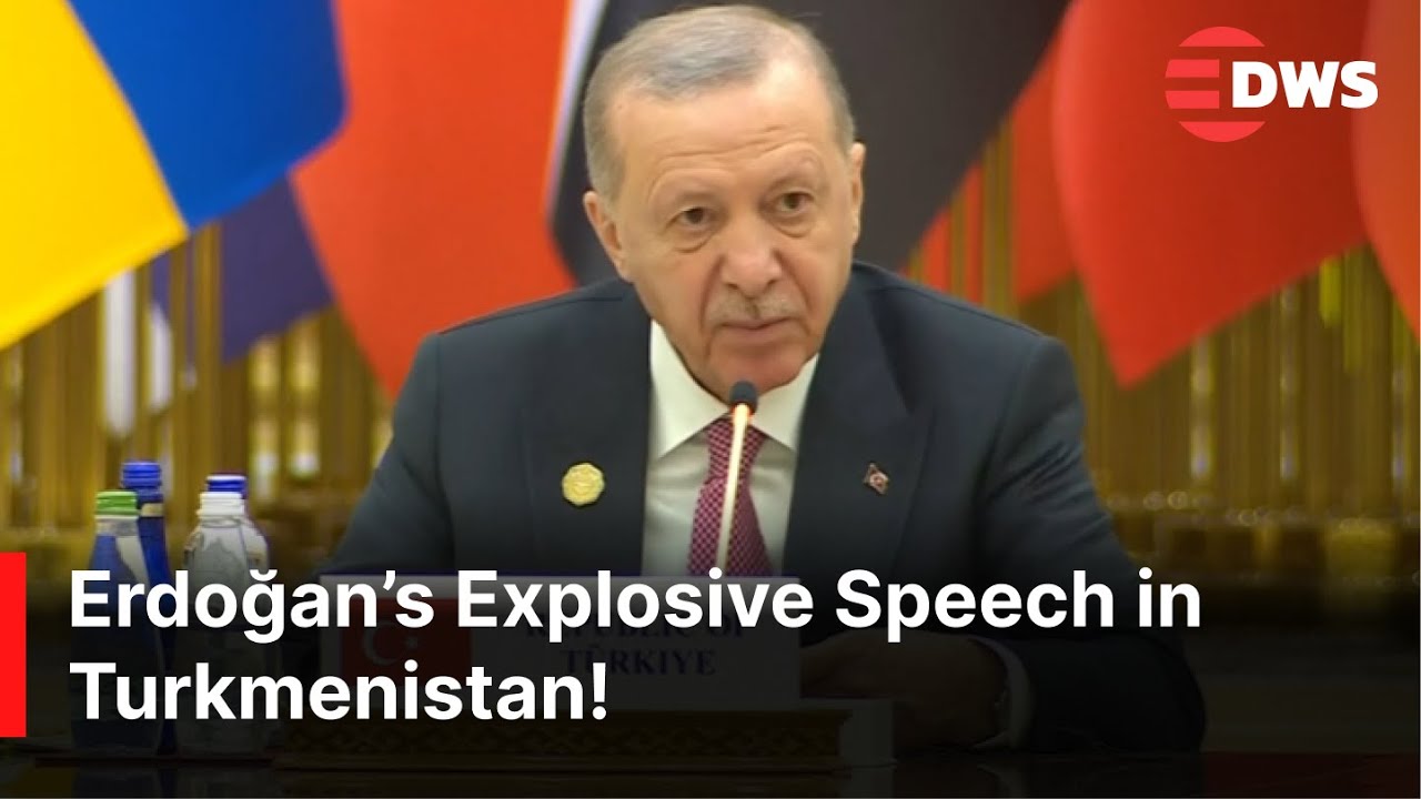 FULL SPEECH: Erdoğan Slams Israel & Western Nations in Strong Turkmenistan Address | AQ1Z