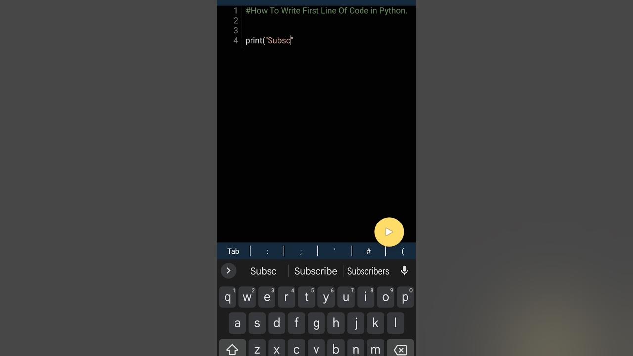 Python Basics For Beginners - Python First Line Of Code Print 🔥 #shorts ...