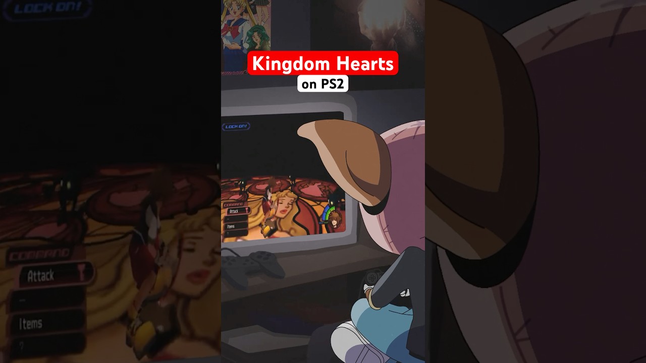 It’s 2002 & you’re playing Kingdom Hearts on PS2 🗝️ 