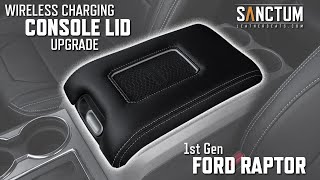 Wireless Charging Console Upgrade for Ford Raptors & F-150s - Leatherseats.com by LeatherSeats.com 742 views 11 months ago 1 minute, 55 seconds