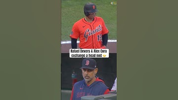 Rafael Devers first AB vs. the Red Sox 👀