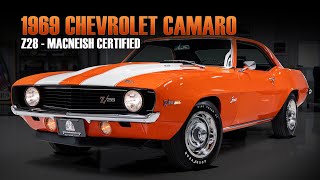 1969 Chevrolet Camaro Z28 - Original Matching Numbers Certified by Jerry MacNeish