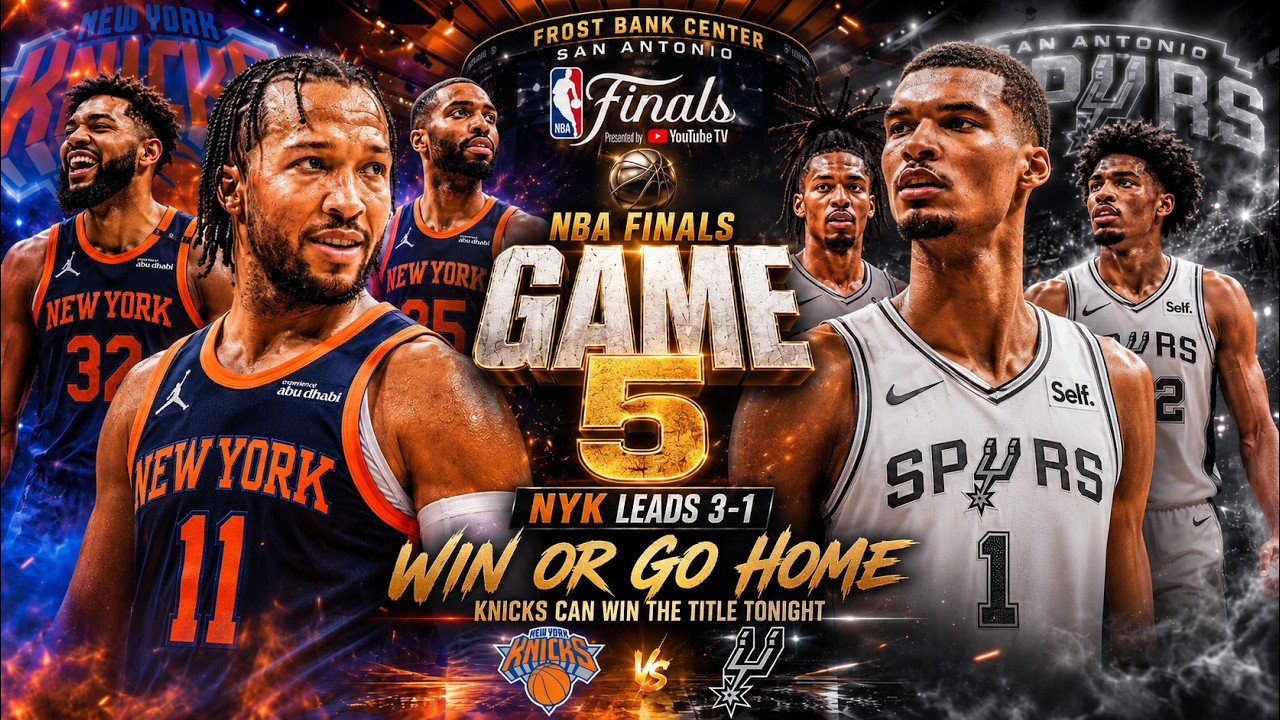 🔥Knicks vs Spurs · Game 5 · 🏆NBA Finals 2026🏆 · Full Game · NBA2K26