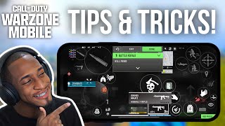 BEST 4 FINGER CLAW HUD LAYOUT + TIPS AND TRICKS IN WARZONE MOBILE!