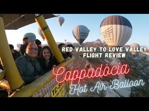 Cappadocia Turkey Hot Air Balloon 2021 Flight Review - Voyager Balloons - Red Valley to Love Valley