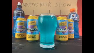 SOURADE!! Blue Blast Berry Beer!! Wayward Brewing Co.  Marty's Beer Show!