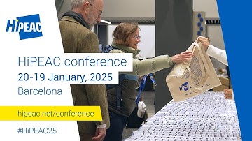 Kicking off the 20th conference: HiPEAC 2025 in Barcelona