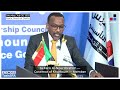 إعلان المجلس الرئاسي لحكومة تأسيس برئاسة محمد حمدان دقلو حميدتي الحلو نائبا والتعايشي رئيسا للوزراء إعلان المجلس الرئاسي لحكومة تأسيس برئاسة محمد حمدان دقلو حميدتي الحلو نائبا والتعايشي رئيسا للوزراء