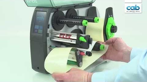 cab SQUIX P/MP tutorial: Dispensing labels / Etiketten spenden