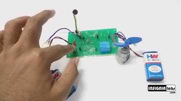 CLAP & VIBRATION PIEZO SENSOR BASED DC MOTOR ON/OFF CONTROL PROJECT | ELECTRONIC DIY PROJECT