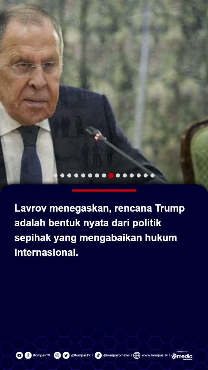 Rusia Kecam Rencana Trump Ambil Alih Gaza, Sebut Sebagai Bentuk Cancel Culture Barat #trump #gaza