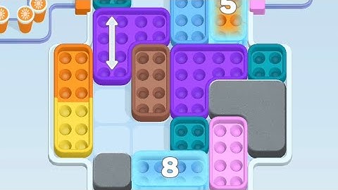 Coffee Rush Block Jam Level 61 62 Game Walkthrough Solution