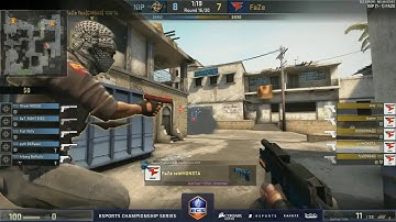 NiP vs FaZe | FaZe won all of the pistol rounds | Dust 2