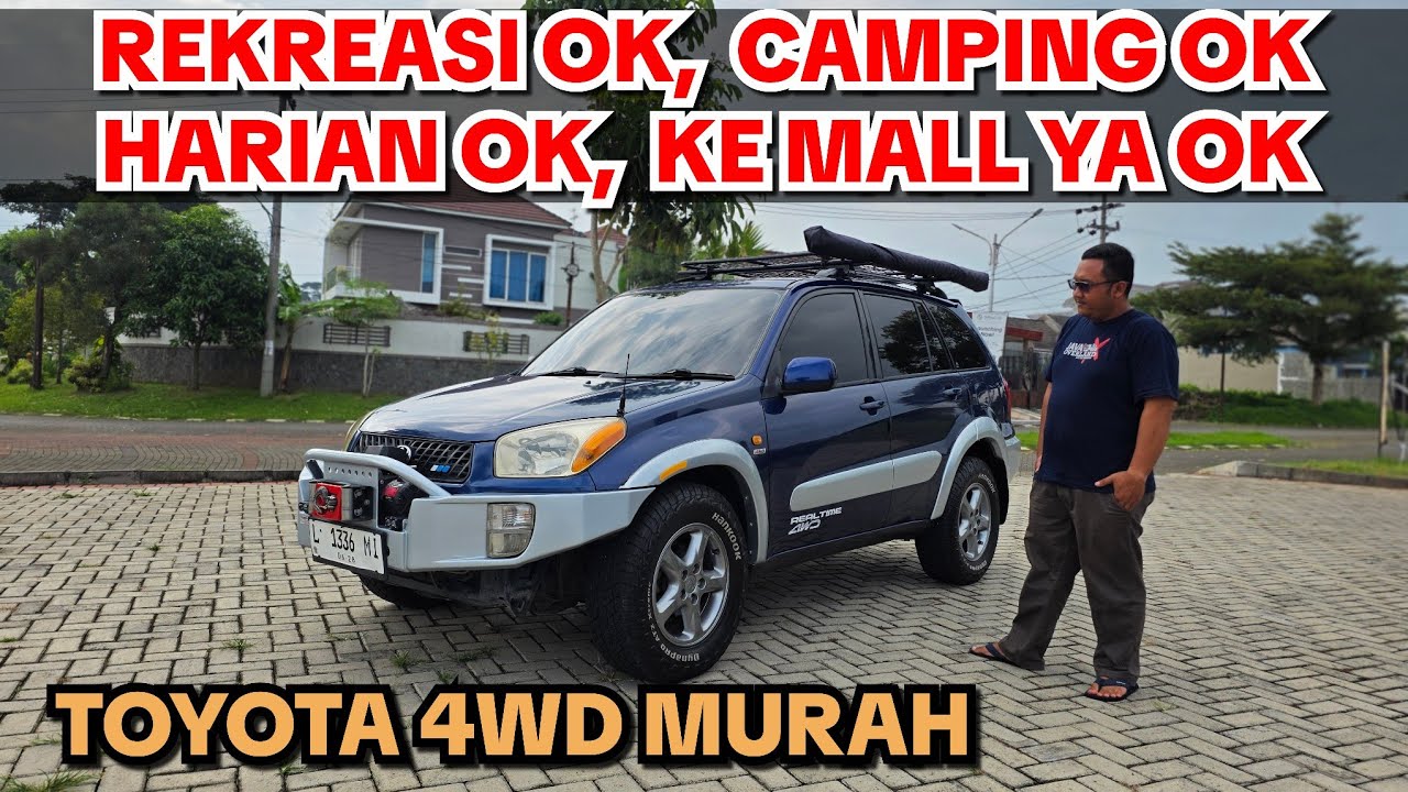 Mobil ke segala Medan bisa ke kota ke gunung hutan pedesaan murah nyaman #toyota #Rav4 4x4 AWD gen2