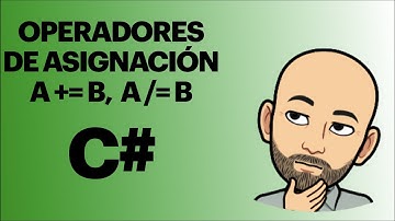 Operadores de asignación en C#
