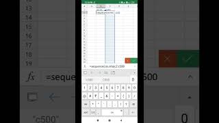MOBILE MEI EXCEL KAISE CHALAYE | MS EXCEL MOBILE | AUTO FILL SERIAL NUMBER screenshot 4