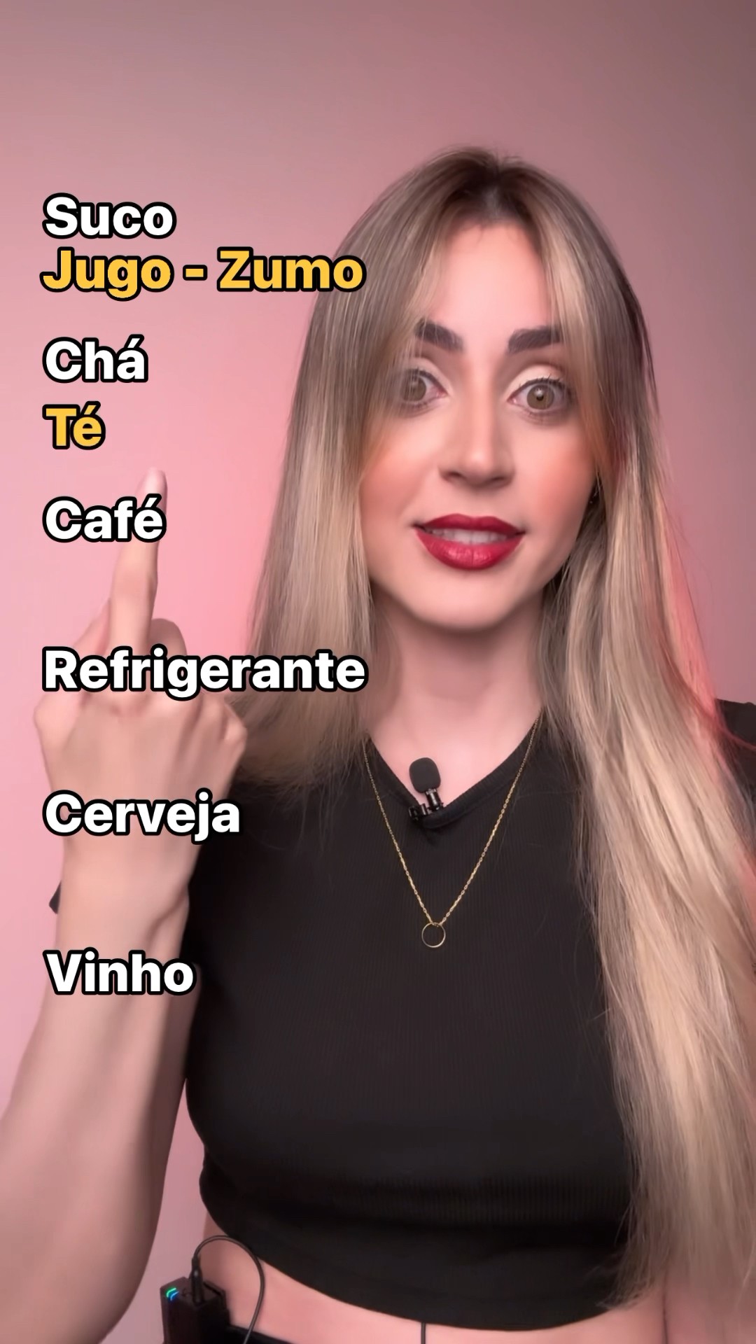 Bebidas no restaurante em espanhol: jugo, zumo e gaseosa