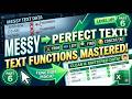 Master Excel Text Functions: How to Fix, Combine, and Format Any Messy Text in Excel