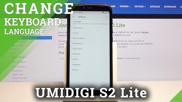 Add Keyboard Language - UMIDIGI S2 Lite & Keyboard Options