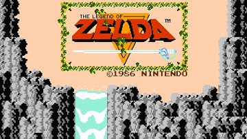 The Legend of Zelda Nintendo NES - Looking for the raft
