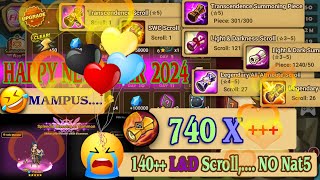 Happy New Year 2024 Summon 140 L&D Scroll | Summoners War Indonesia