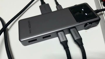 ugreen uno 6in1 USB-C Hub อุปกรณ์ต่อพ่วงเพิ่มพอร์ต MacBook