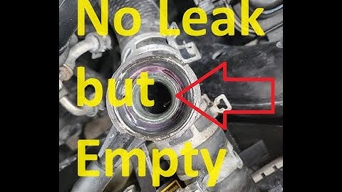 Causes When Coolant is Low but There is No Leak