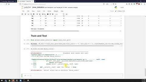 Training model using logistic regression